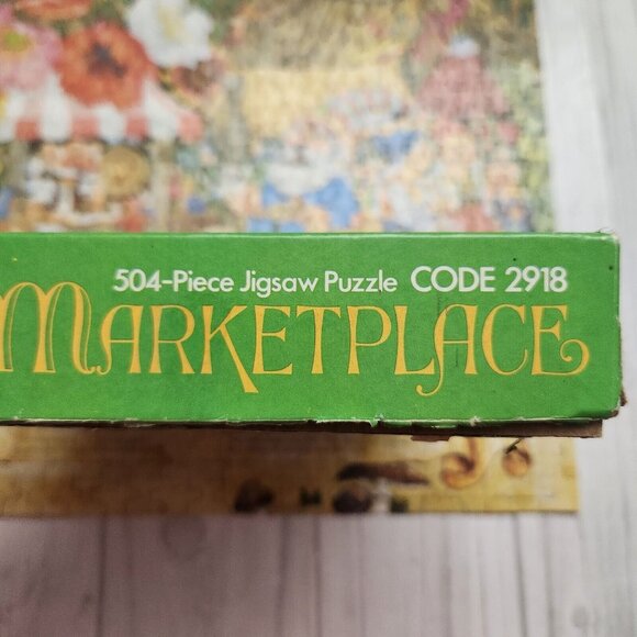 Vintage Fairy Marketplace Jigsaw Puzzle 500 Piece Current 1980 Complete - Picture 9 of 9